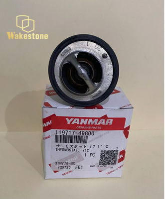 119717-49800 Excavator Engine Parts Thermostat For Yanmar 3TNV70