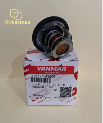 119717-49800 Excavator Engine Parts Thermostat For Yanmar 3TNV70