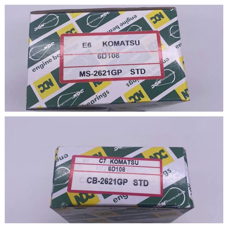 STD Main Bearing Connecting Rod Bearing MS-2621GP CB-2621GP For Komatsu Excavator 6D108 Engine