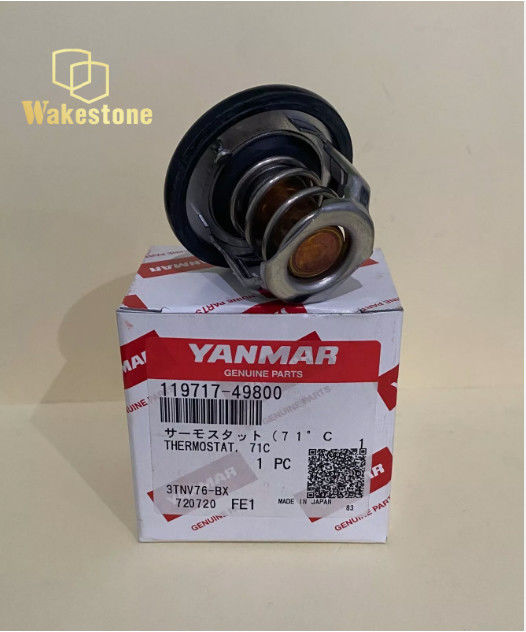 119717-49800 Excavator Engine Parts Thermostat For Yanmar 3TNV70