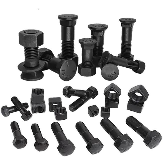 Excavator Track Plate Track Shoe Track Steel Pad Bolt And Nut20*57 20*65 22*65 22*72 24*75